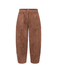 Hose Barrel Leg TILDA camel 34 damen