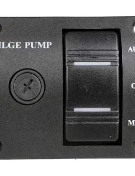 Bilge Pump Control Panel 76x63 Mm Black One Size unisex - Talamex - FashionsVida