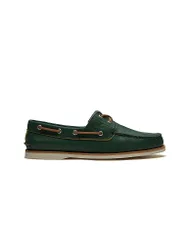 Scarpe da barca CLASSIC verde scuro 41
