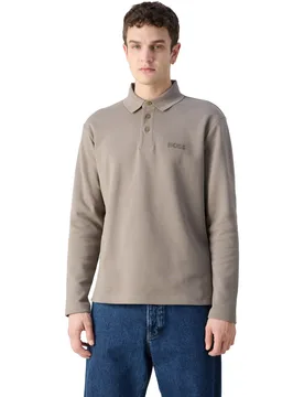 HUGO Pullover Plisy Mirror, taupe xl - BOSS - FashionsVida