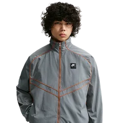 Air Windrunner Track Jacket Men Jackets - Grey - Size XL - Cotton Jersey - Grey - Size: Extra Large