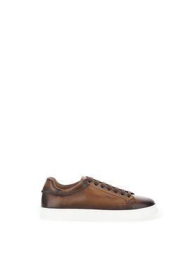Sneakers in pelle MARRONE 45