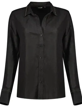 Chemise à Manches Longues 21007170 Regular Fit Black M - Salsa Jeans - FashionsVida