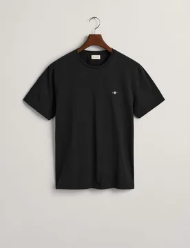 Camiseta de hombre de manga corta y escudo bordado - Gant - FashionsVida
