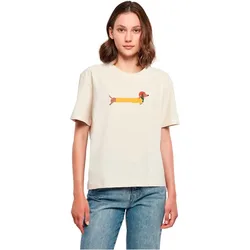 Maglietta A Maniche Corte Christmas Dog White Sand 2XL