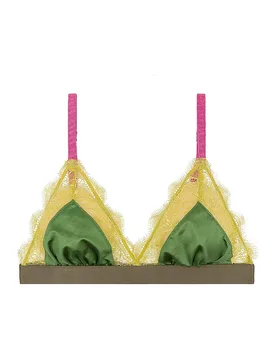Sujetador sin aros LOVE LACE verde verde 75 C/D - Love stories - FashionsVida