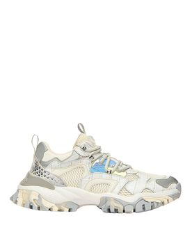 Sneakers Level White M In Pelle E Mesh
