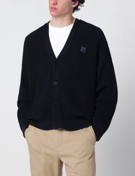 Maison Kitsuné Men's Ribbed Cardigan