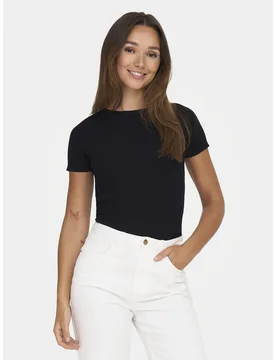 T-Shirt Cirkeline 15307860 Schwarz Slim Fit L female - JDY - FashionsVida