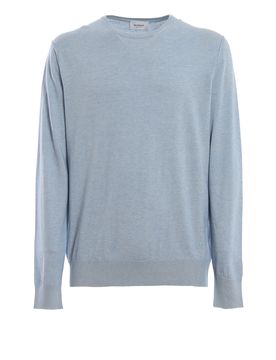 Girocollo in cotone e cashmere mélange