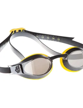 X-look Mirror Swimming Goggles Yellow Mirror One Size Men,Women - Mad Wave - FashionsVida