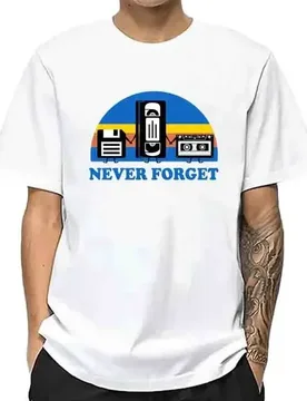 Summer Men's T-shirt Never Forget Sarcastic Graphic Music Funny Printed 100% Cotton T-Shirt Loose Male Top Casual Short Sleeve - Aliexpress - FashionsVida