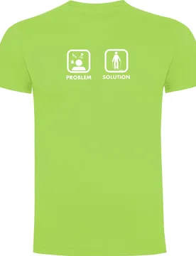 T-shirt à Manches Courtes Problem Solution Train Light Green M - Kruskis - FashionsVida