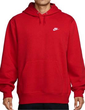 Nike club sudadera hombre Rojo (XL)