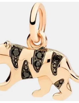 Charm Nature tigre y diamante negro - DoDo - FashionsVida