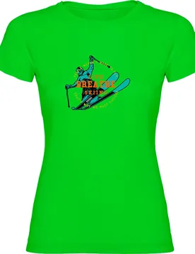 T-shirt à Manches Courtes Breathe Light Green M - Kruskis - FashionsVida