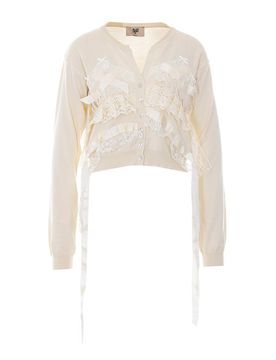 Cardigan Angie latte fata