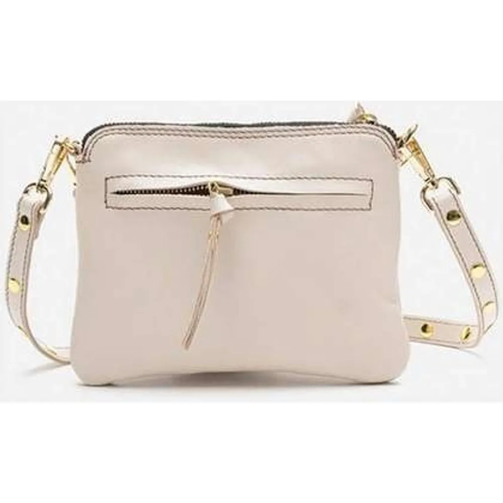 Bolso pequeño de piel bugsy con cierre cremallera - Mercules - FashionsVida