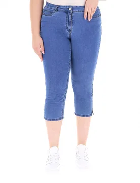 LUISA VIOLA Jeans cropped BLU 37 - LUISA VIOLA - FashionsVida
