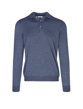 Gran Sasso Poloshirt azul 54