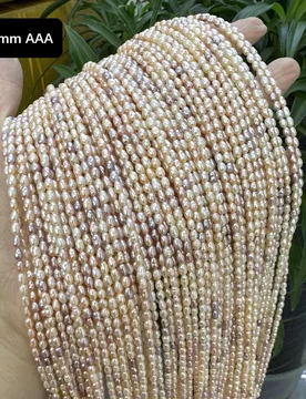 Mm3A High Quality Natural Freshwater Pearl Mixed Color Rice Semi-finished Loose Bead for Jewelry Making DIY Necklace Bracelet - Aliexpress - FashionsVida