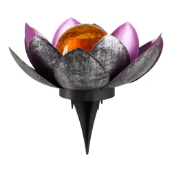 Viva domo Solar-Lotusblume lila