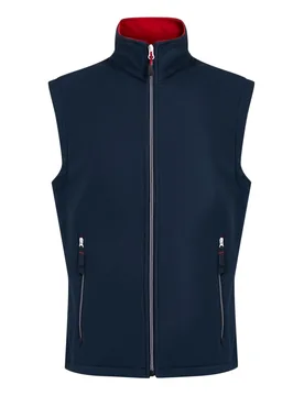 Mens Ascender Softshell 2 Layer Body Warmer (Navy/classic Red) - Size 3xl - Regatta - FashionsVida