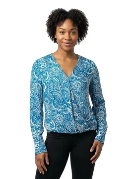 Chemisier à Manches Longues 21011114 Medium Blue L