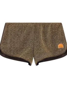 Short De Bain Mini Lulin Beach In Lurex Bronze 10 Années Fille - Sundek - FashionsVida