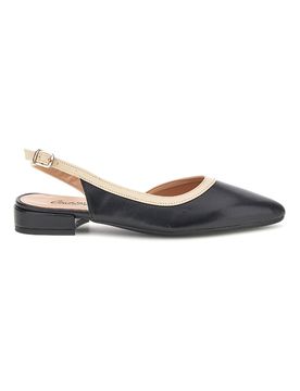 Ballerine Nere Made in Italy con cinturino 6011 36