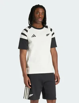 T-shirt Leisurewear Rugby Nuova Zelanda S Off White / Black - Adidas - FashionsVida