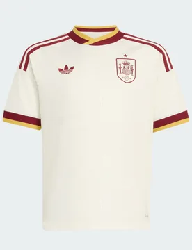 Maglia Away Spagna 26 Bambini e bambine 7-8A Off White - Adidas - FashionsVida