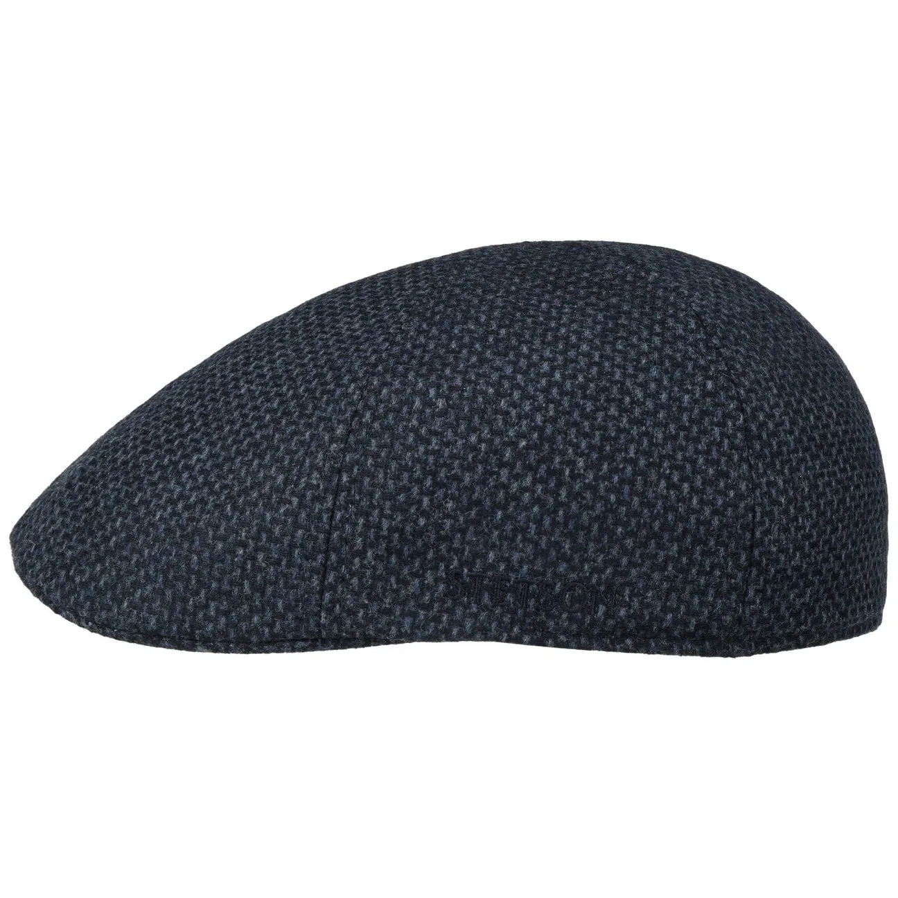 Texas Willard Sustainable Flat Cap by - black-blue - Size: L (58-59 cm) - Stetson - FashionsVida