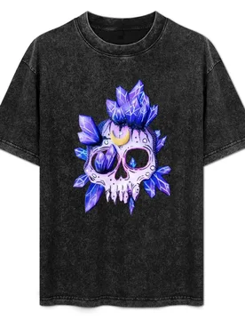 Crystal Skull T-Shirt No Iron Casual Short Sleeve Top - Aliexpress - FashionsVida