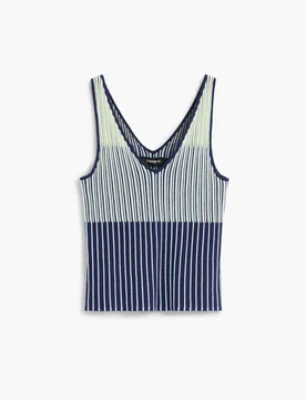 Top en maille sans manches BLUE XS female - Desigual - FashionsVida