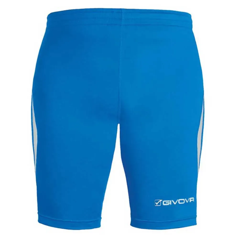 Running Short Leggings Light Blue L Men - Givova - FashionsVida