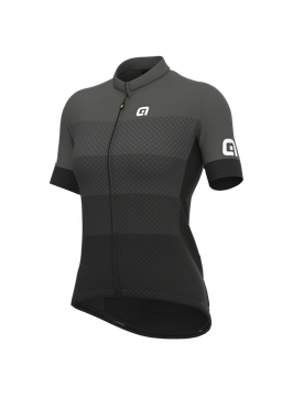 Maglia ciclismo donna SOLID LEVEL grigio