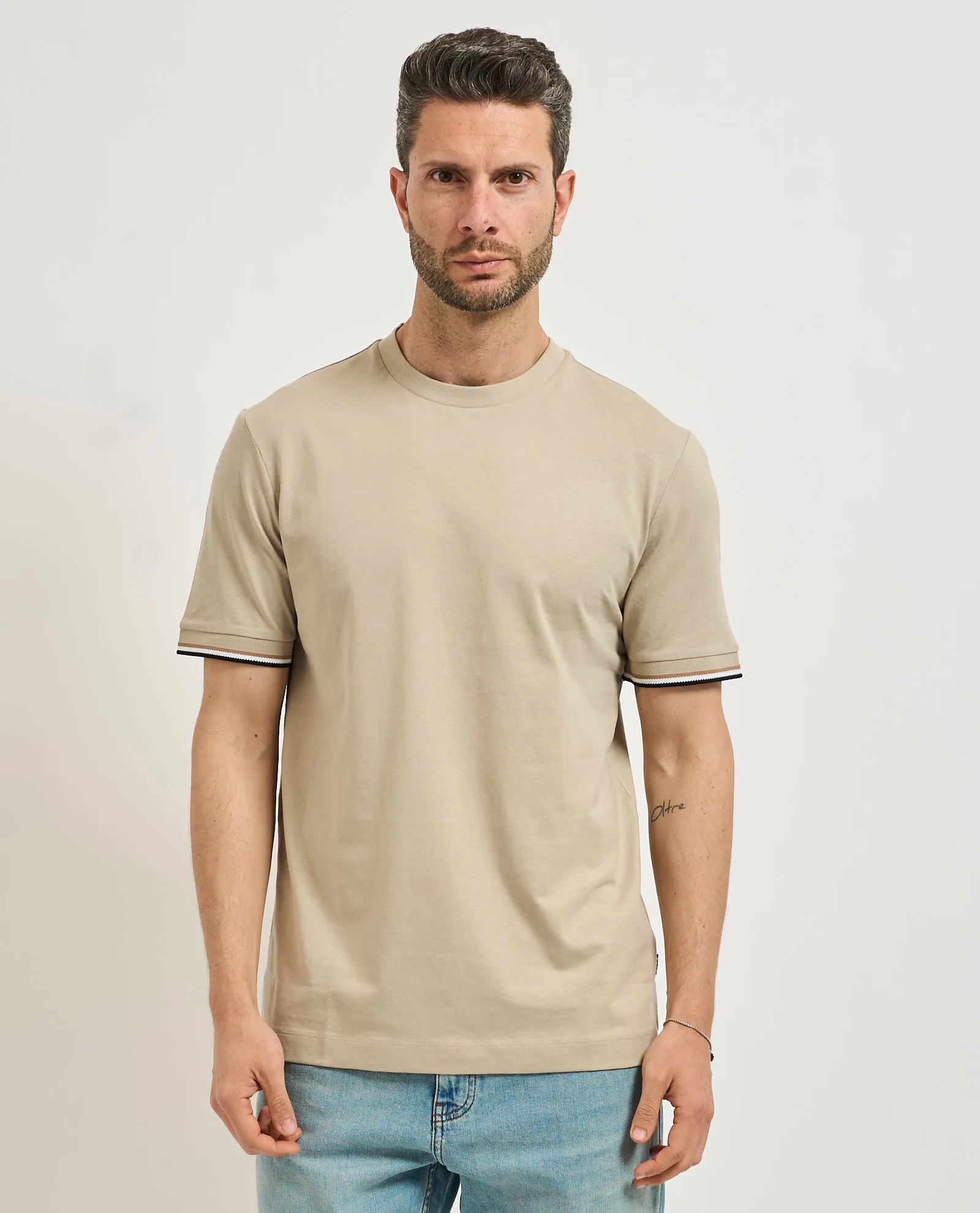 BOSS T-shirt e Polo Beige - BOSS - FashionsVida