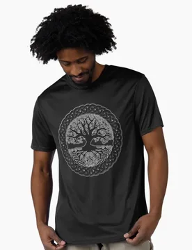 Yggdrasil Sacred Tree Of Life 0429 Norse Mythology Runes Viking Gift t shirt Short Sleeve Graphic Clothes All size tee S-6XL - Aliexpress - FashionsVida