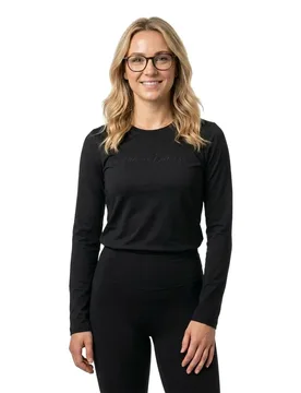 Exchange Maglietta A Maniche Lunghe Xw00156_af10356 Black XL - Armani - FashionsVida