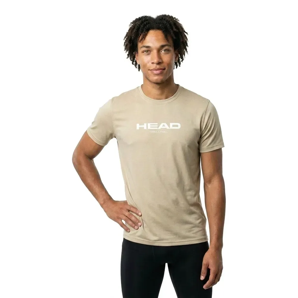 Motion Short Sleeve T-shirt Sand L - Head Racket - FashionsVida