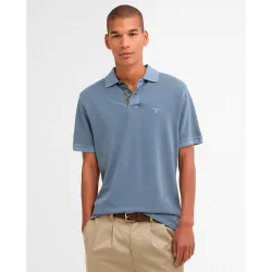Polo de hombre liso y de manga corta
