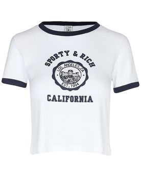 T-Shirt weiss L damen