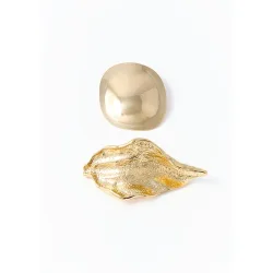 Sfera - Set 2 broches metal hoja