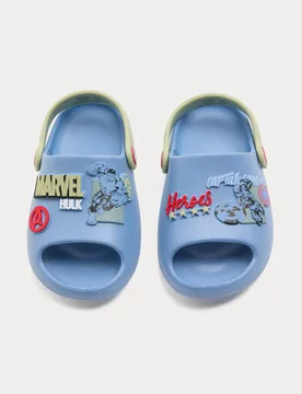 Kids' Marvel™ Sliders (4 Small-2 Large) Blue Mix male - M&S - FashionsVida