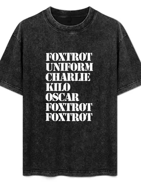 Foxtrot Oscar T-Shirt Casual All Match Tee Shirt for Men - Aliexpress - FashionsVida