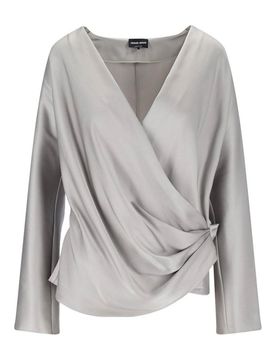 Camicia Asimmetrica In Seta