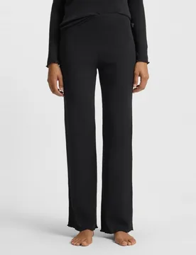 Pantalón largo de pijama de mujer en algodón - Boss - FashionsVida