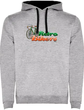 Sweat à Capuche Retro Bikers Two-colour