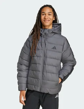 Giacca imbottita sintetica Essentials CLIMAWARM con 3 strisce 2XL Grey Five - Adidas - FashionsVida